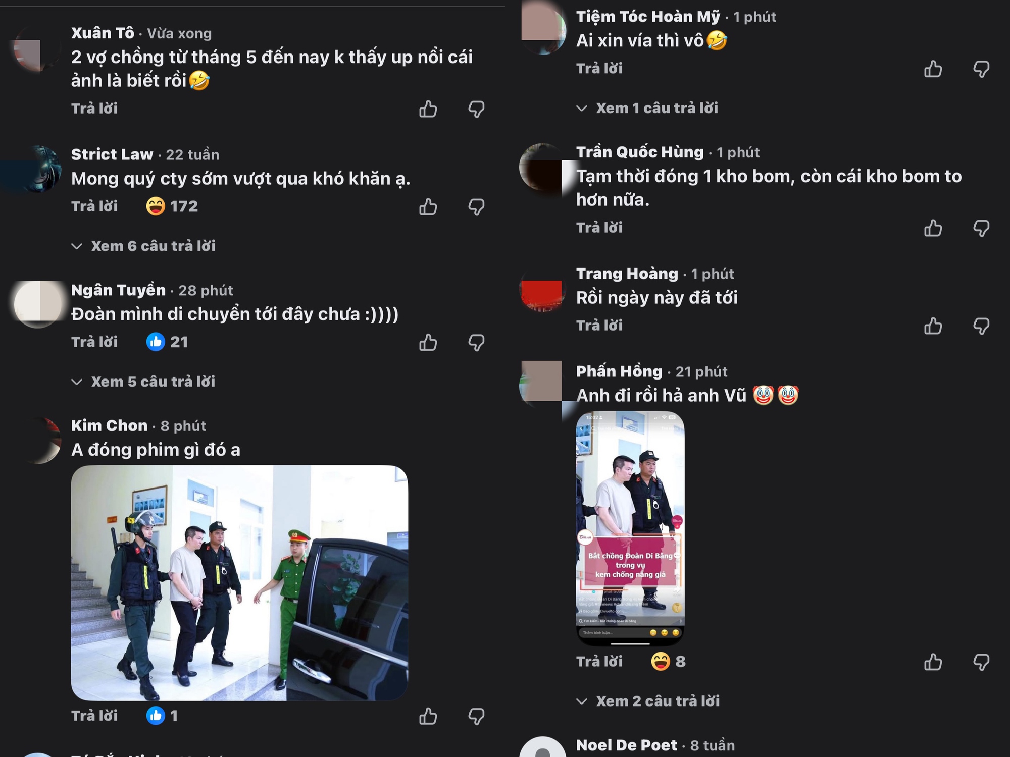 Mạng xã hội "dậy sóng" sau khi chồng ca sĩ Đoàn Di Băng bị bắt - Ảnh 2.