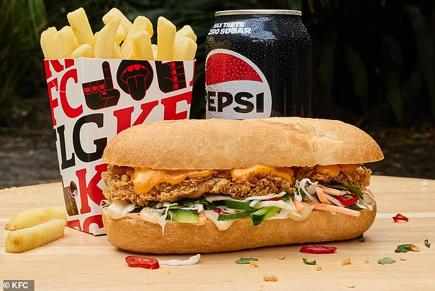 KFC chính thức đưa món bánh mì vào menu - Ảnh 2.