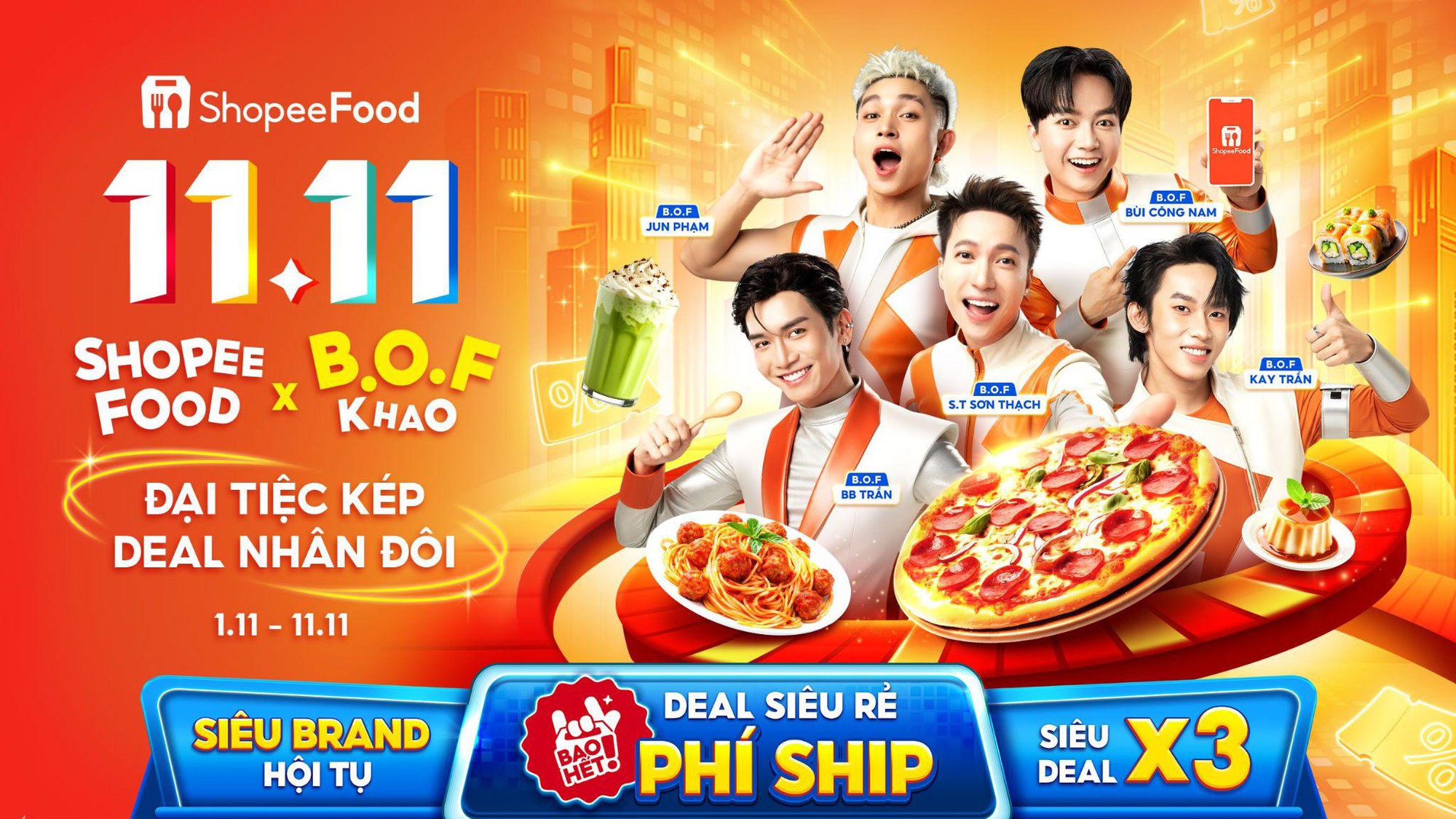 Đoán xem loạt thương hiệu hot nào mang đến ưu đãi đỉnh chóp tháng 11 này cùng ShopeeFood - Ảnh 3. Đoán xem loạt thương hiệu hot nào mang đến ưu đãi đỉnh chóp tháng 11 này cùng ShopeeFood - Ảnh 3.