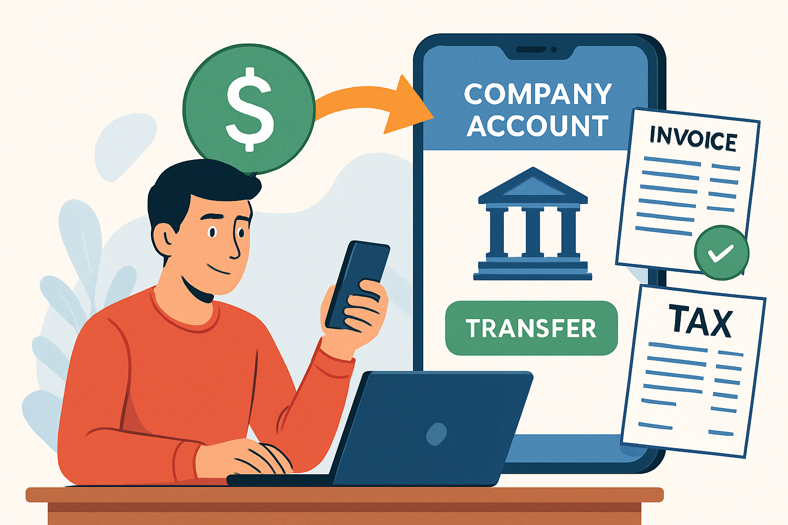 Cá nhân chuyển tiền vào tài khoản công ty rồi cung cấp thông tin công ty để xuất hóa đơn có được không? Hạch toán ghi nhận như thế nào? - Cơ quan Thuế trả lời - Ảnh 1.