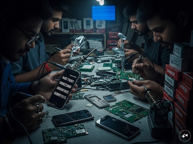 Công an Ấn Độ triệt phá đường dây sản xuất điện thọai giả , thu giữ hơn 1 . 800 Chiếc - Ảnh 2. Công an Ấn Độ triệt phá đường dây sản xuất điện thọai giả , thu giữ hơn 1 . 800 Chiếc - Ảnh 2.