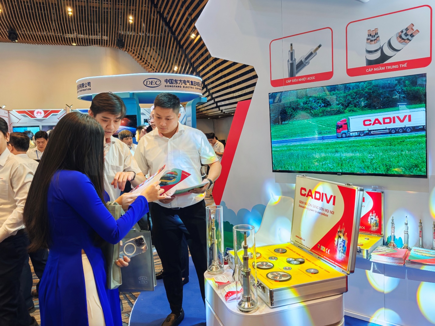 Cáp ngầm trung thế CADIVI được giới chuyên môn đánh giá cao tại Hội nghị điện lực 2025 - Ảnh 1. Cáp ngầm trung thế CADIVI được giới chuyên môn đánh giá cao tại Hội nghị điện lực 2025 - Ảnh 1.
