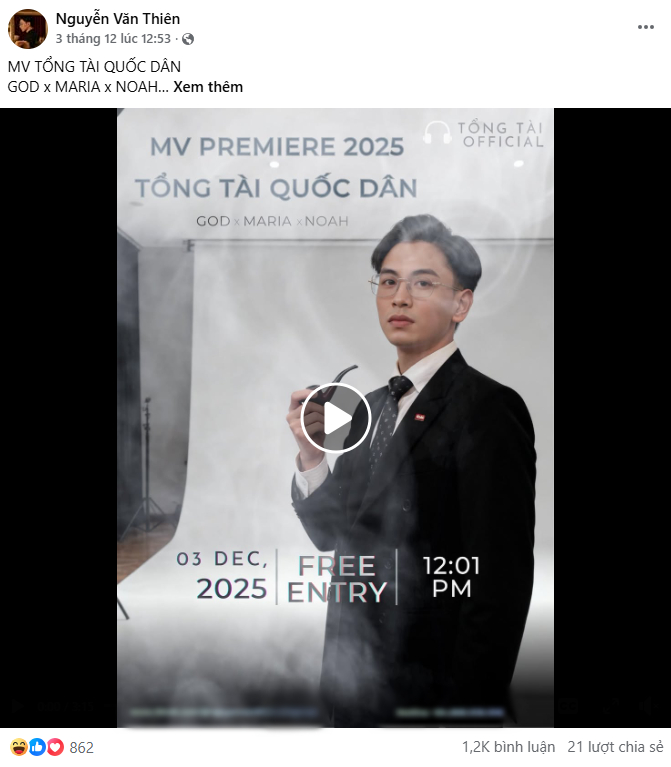 6 Ngày trước khi bị bắt , Nguyễn Văn Thiên vẫn tự xưng tổng tài quốc dân gây sốc - Ảnh 1. 6 Ngày trước khi bị bắt , Nguyễn Văn Thiên vẫn tự xưng tổng tài quốc dân gây sốc - Ảnh 1.