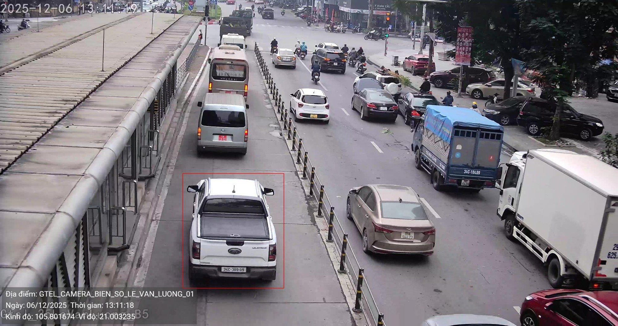Hệ thống camera AI Hà Nội ghi nhận lỗi giao thông , tài xế cần chú ý - Ảnh 6. Hệ thống camera AI Hà Nội ghi nhận lỗi giao thông , tài xế cần chú ý - Ảnh 6.