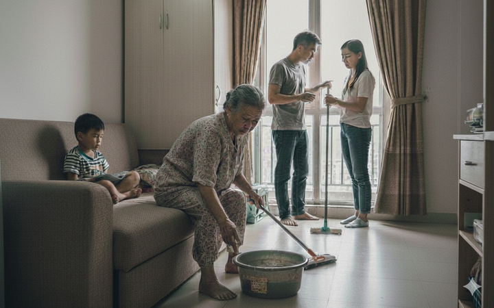 Sống chung 3 thế hệ trong căn hộ nhỏ: Cuộc sống chật chội ở Hà Nội - Ảnh 1. Sống chung 3 thế hệ trong căn hộ nhỏ: Cuộc sống chật chội ở Hà Nội - Ảnh 1.