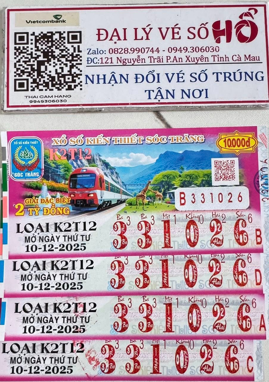 Xổ số miền Nam 12 - 12: Nhiều khách hàng trúng độc đắc tại TPHCM và Vĩnh Long - Ảnh 3. Xổ số miền Nam 12 - 12: Nhiều khách hàng trúng độc đắc tại TPHCM và Vĩnh Long - Ảnh 3.