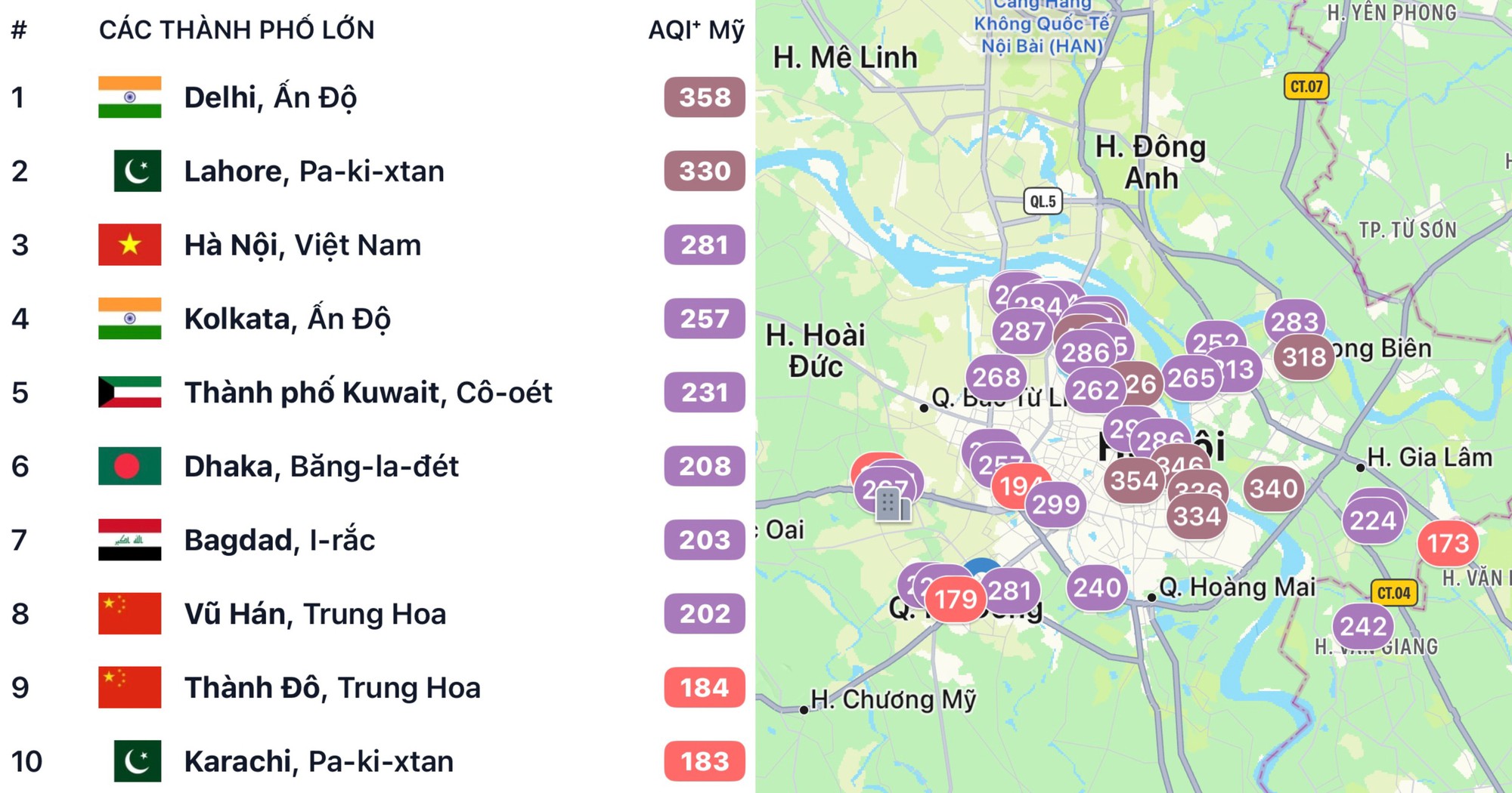 Hà Nội ô nhiễm không khí thứ 3 thế giới , người dân lo lắng Trước bụi mịn - Ảnh 1.
