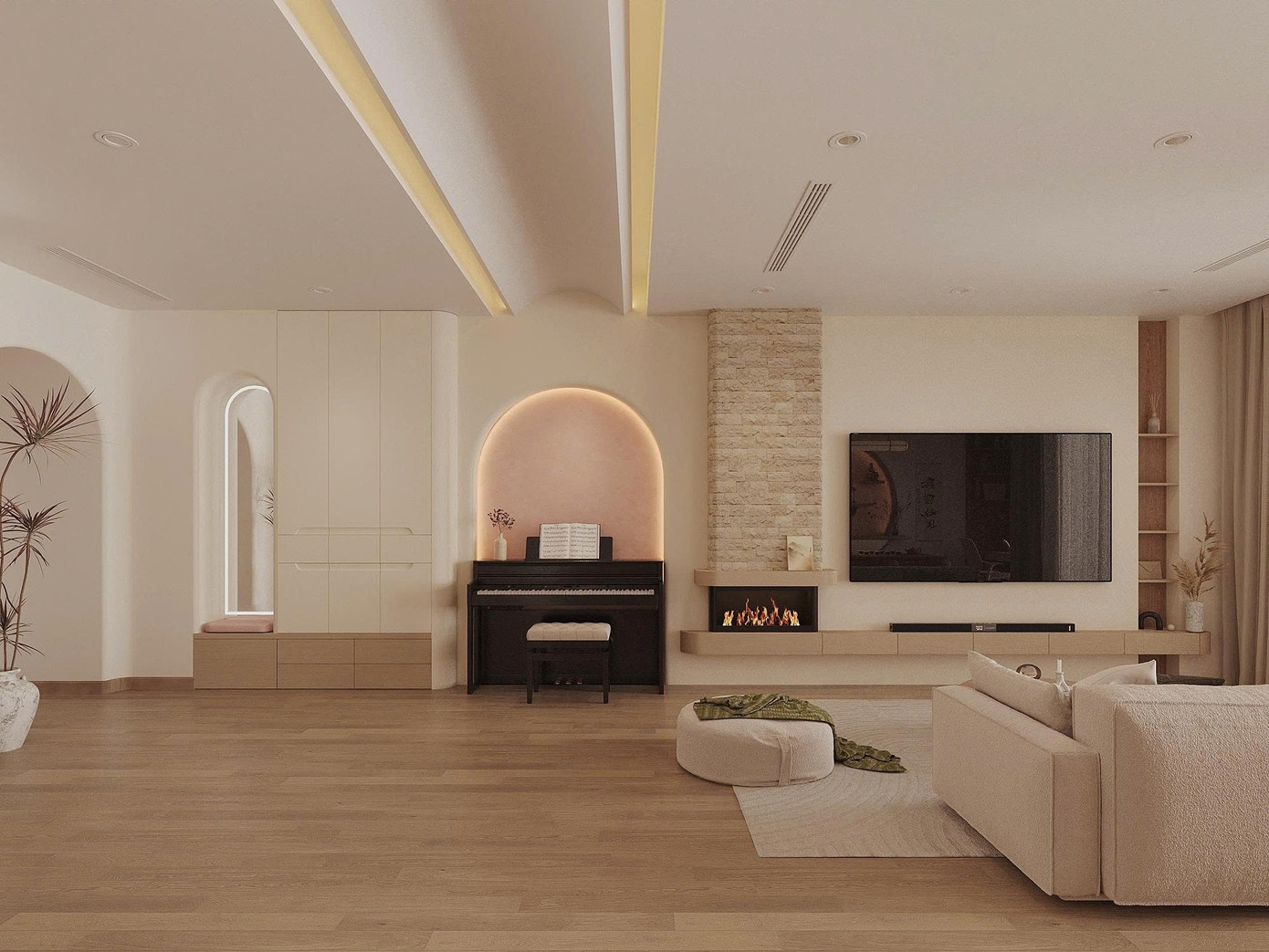 Cải tạo căn hộ 130m2 với chi phí 600 triệu đồng cho Vợ chồng trẻ - Ảnh 1. Cải tạo căn hộ 130m2 với chi phí 600 triệu đồng cho Vợ chồng trẻ - Ảnh 1.