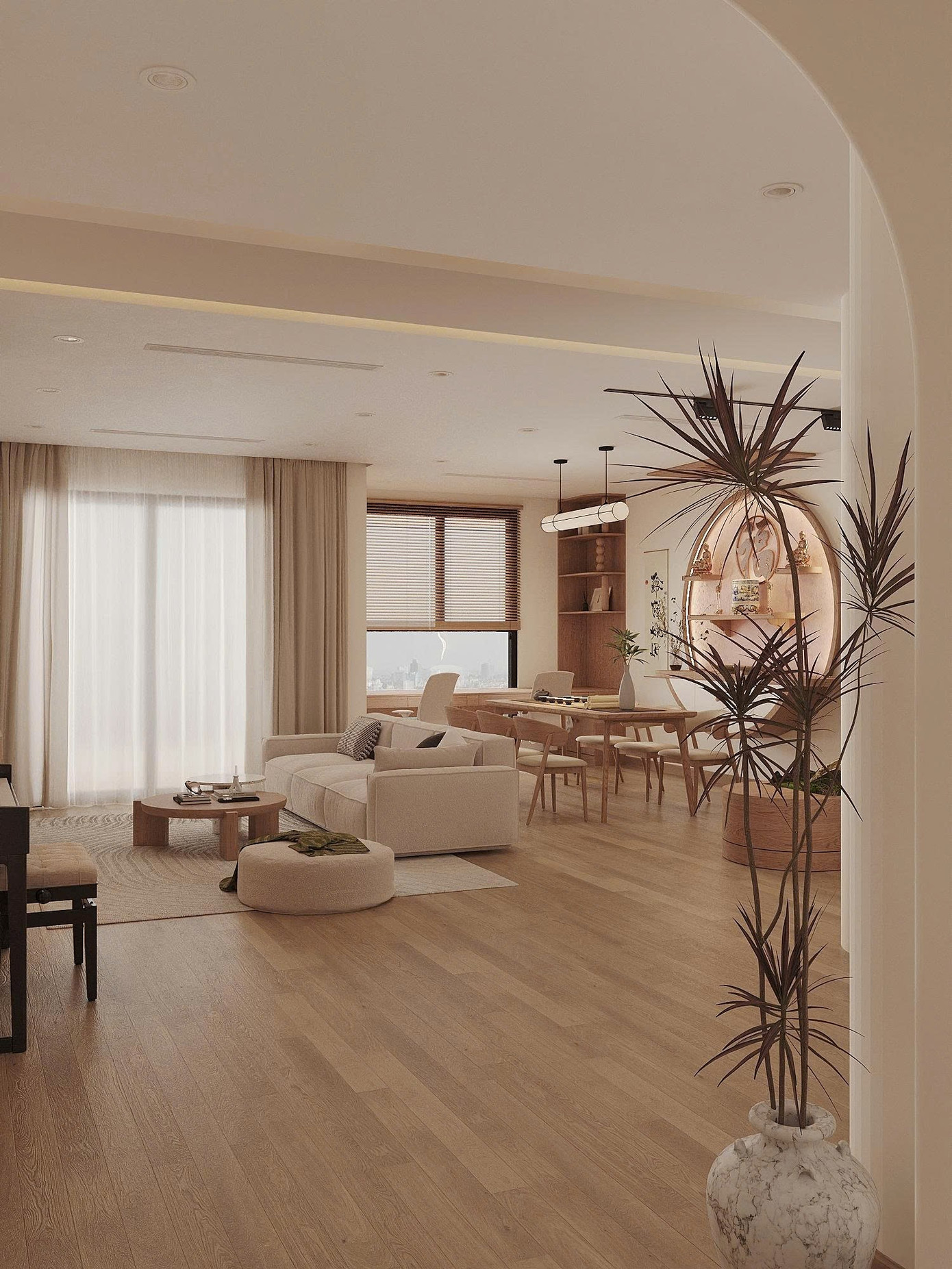 Cải tạo căn hộ 130m2 với chi phí 600 triệu đồng cho Vợ chồng trẻ - Ảnh 8. Cải tạo căn hộ 130m2 với chi phí 600 triệu đồng cho Vợ chồng trẻ - Ảnh 8.