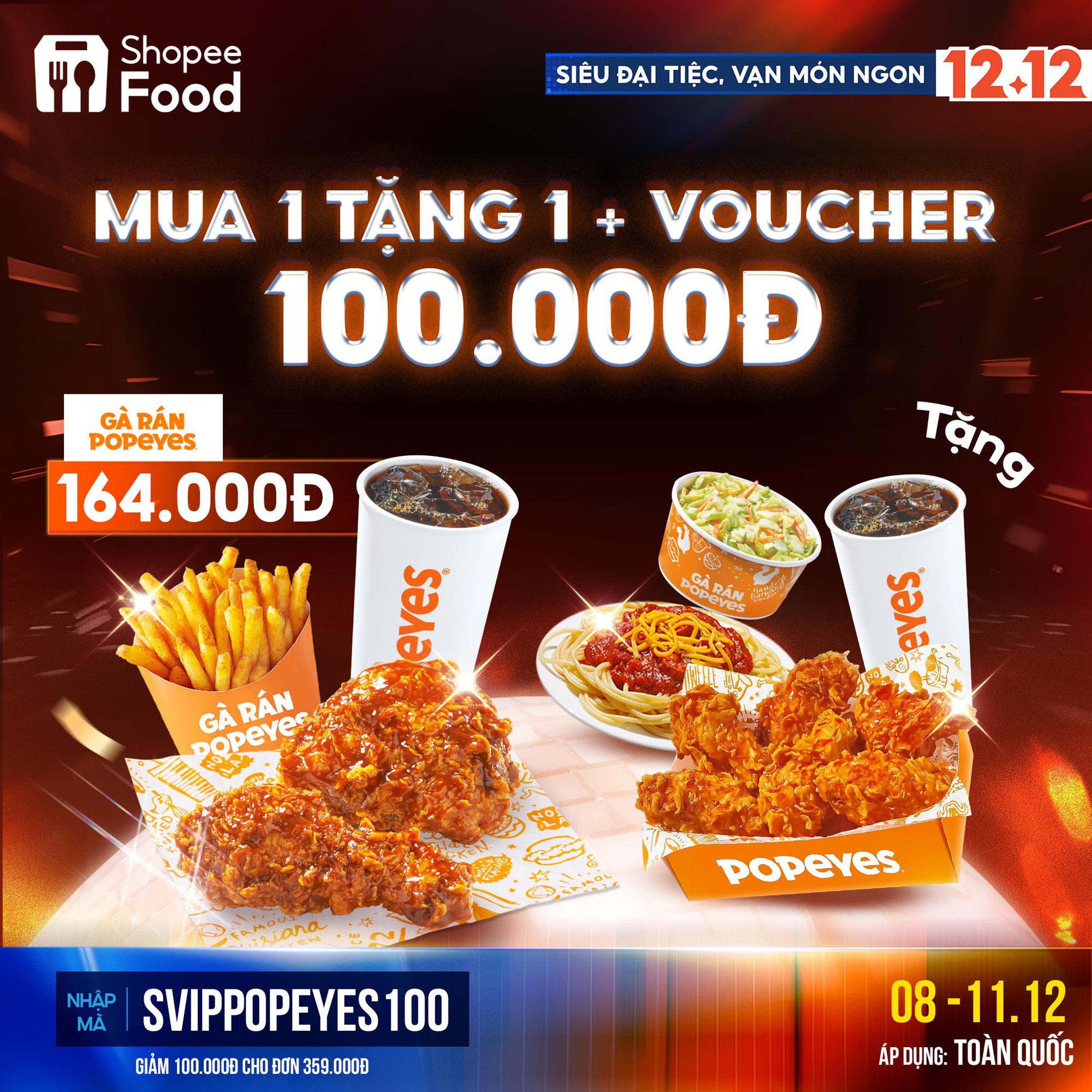 ShopeeFood “bắt tay” B.O.F chiêu đãi tuần lễ đại tiệc sinh nhật: Món ngon phủ bàn, deal hot phủ sóng - Ảnh 1. ShopeeFood “bắt tay” B.O.F chiêu đãi tuần lễ đại tiệc sinh nhật: Món ngon phủ bàn, deal hot phủ sóng - Ảnh 1.