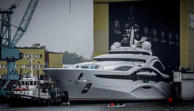 Chi phí bảo dưỡng siêu du thuyền Al Lusail: Đầu tư khủng lên đến 40 triệu usd - Ảnh 1. Chi phí bảo dưỡng siêu du thuyền Al Lusail: Đầu tư khủng lên đến 40 triệu usd - Ảnh 1.