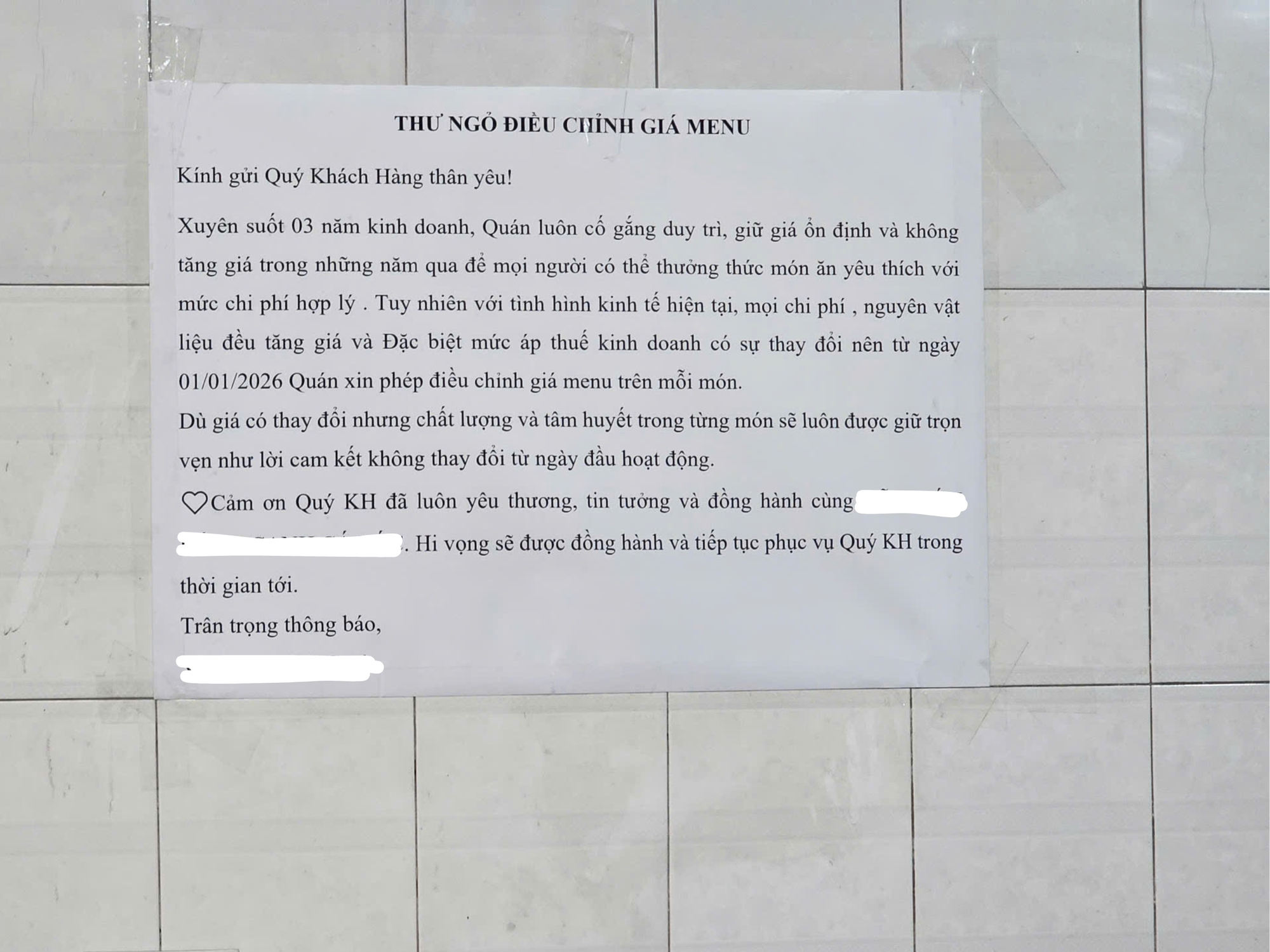 Tâm tư chủ quán tại TP HCM buộc phải tăng giá quán ăn để duy trì hoạt động - Ảnh 1.