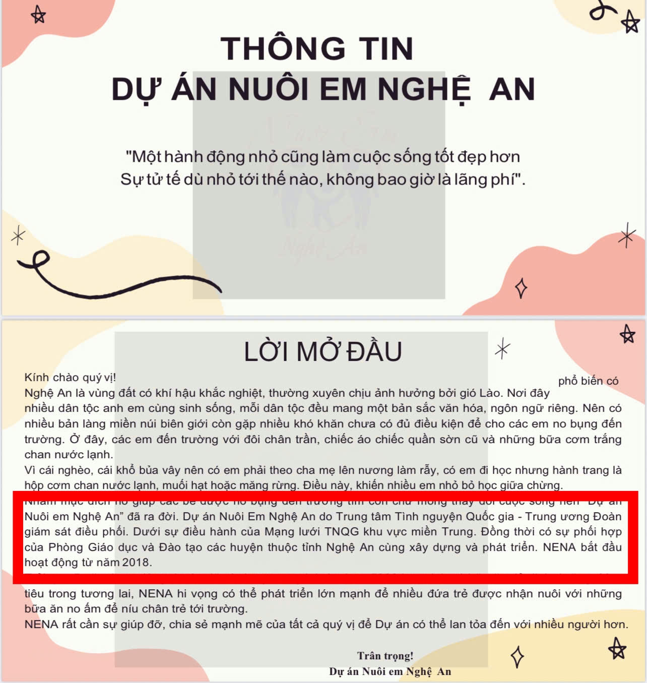 Dự án Nuôi em gắn mác Trung tâm Tình nguyện Quốc gia và những điều bất ngờ - Ảnh 1. Dự án Nuôi em gắn mác Trung tâm Tình nguyện Quốc gia và những điều bất ngờ - Ảnh 1.