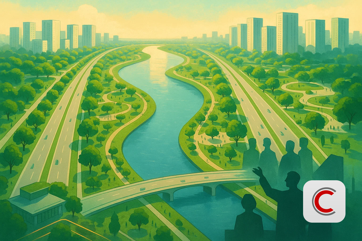 Những con số ấn tượng của dự án Trục Đại lộ cảnh quan sông Hồng tại Hà Nội - Ảnh 1. Những con số ấn tượng của dự án Trục Đại lộ cảnh quan sông Hồng tại Hà Nội - Ảnh 1.