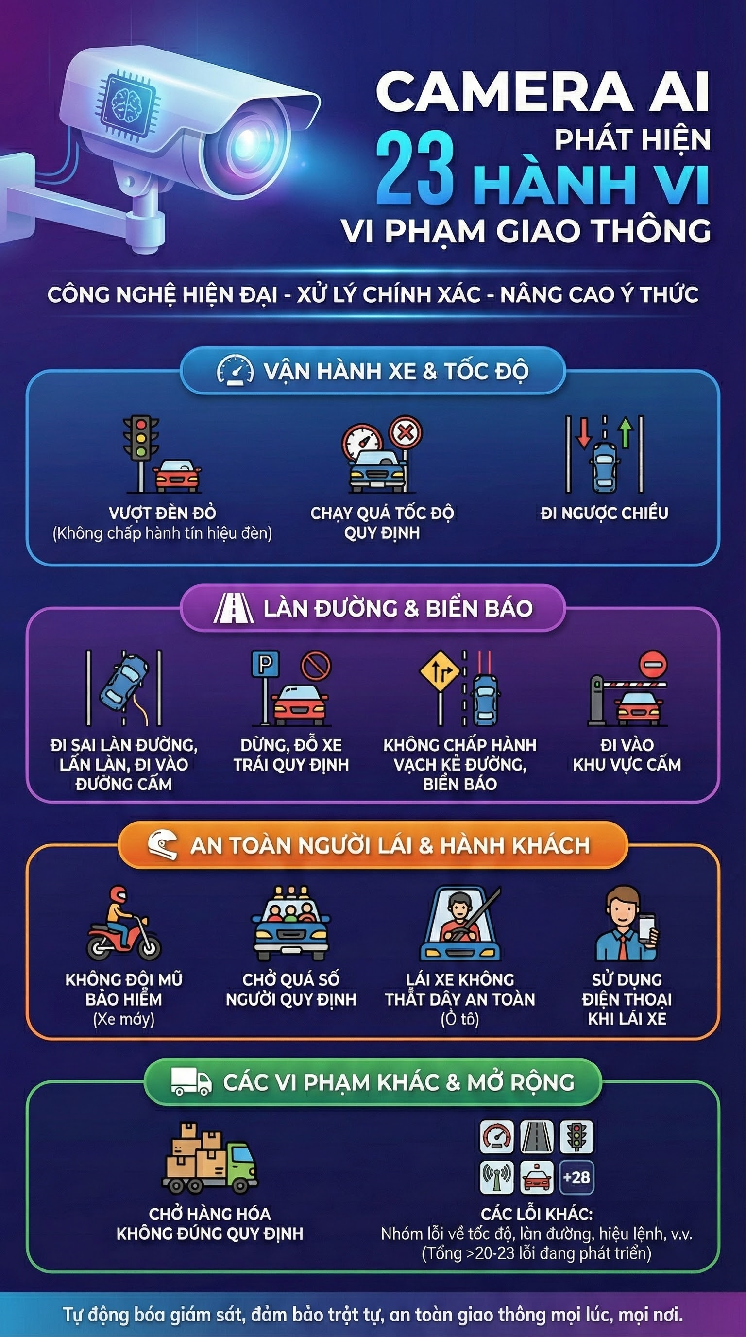 Từ nay trở đi, camera AI sẽ đặc biệt chú ý 23 lỗi vi phạm giao thông này, mọi người dân cần biết- Ảnh 4. Từ nay trở đi, camera AI sẽ đặc biệt chú ý 23 lỗi vi phạm giao thông này, mọi người dân cần biết- Ảnh 4.