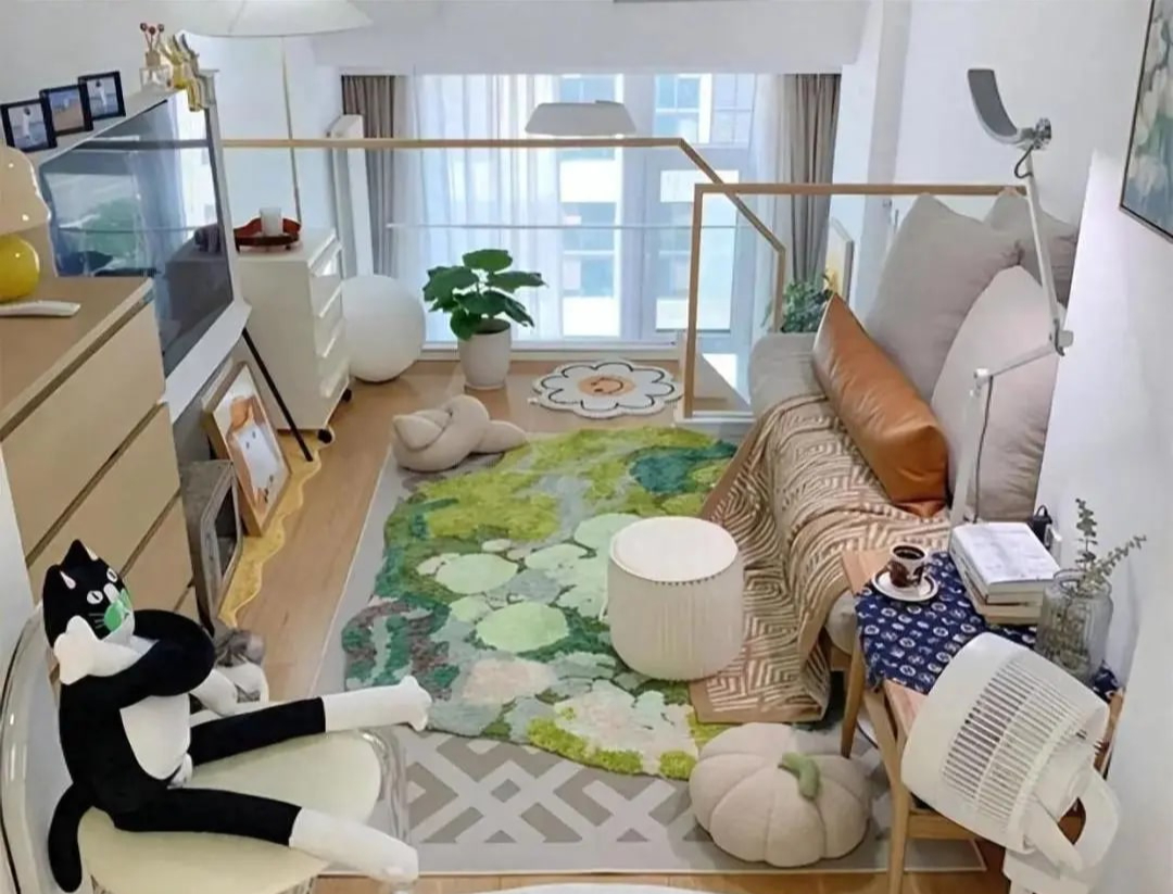 Căn hộ 14 m² Hong Kong: Thiết kế thông minh với 2 phòng khách tiện nghi - Ảnh 1. Căn hộ 14 m² Hong Kong: Thiết kế thông minh với 2 phòng khách tiện nghi - Ảnh 1.