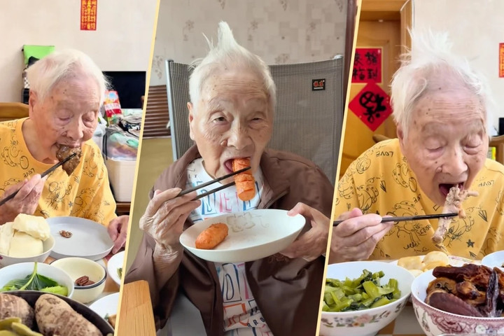 Bí quyết sống thọ của cụ bà 100 tuổi yêu thích ẩm thực và lối sống trẻ trung - Ảnh 1. Bí quyết sống thọ của cụ bà 100 tuổi yêu thích ẩm thực và lối sống trẻ trung - Ảnh 1.