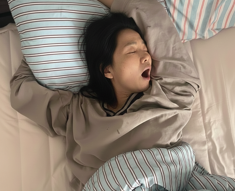 Phát hiện ung thư qua tiếng ngáy khi ngủ: Câu chuyện cảm động của người phụ nữ Đài Loan - Ảnh 1.