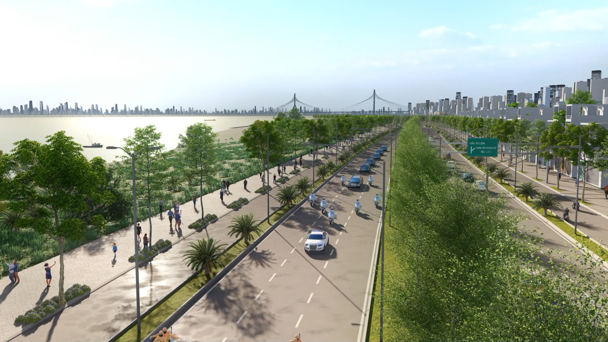 Sun group khởi công dự án 150 . 000 Tỷ đồng với casino , tàu điện và công viên Tô lịch - Ảnh 4. Sun group khởi công dự án 150 . 000 Tỷ đồng với casino , tàu điện và công viên Tô lịch - Ảnh 4.