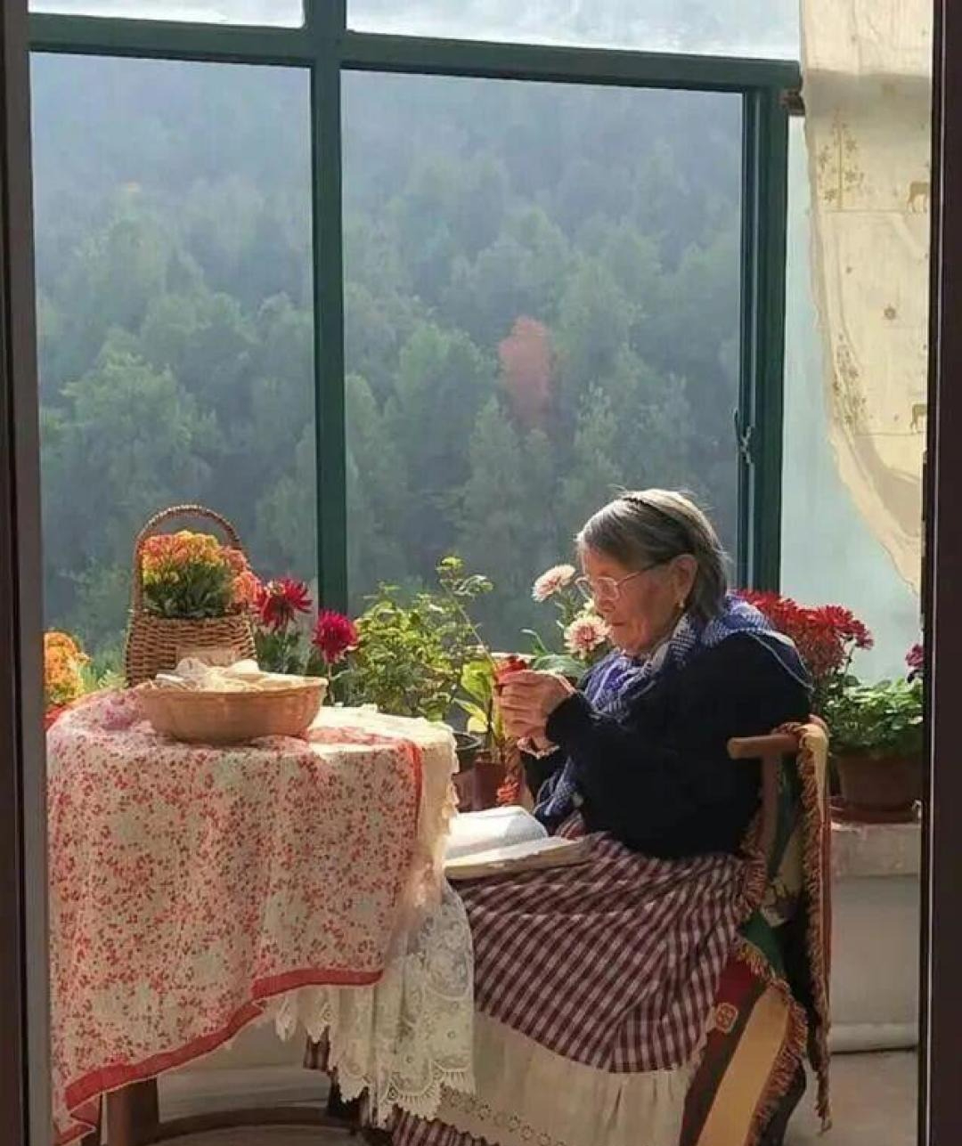 Cụ bà 92 tuổi sống chậm Giữa Cuộc đời hiện đại , tự chăm sóc mình thanh thản - Ảnh 1. Cụ bà 92 tuổi sống chậm Giữa Cuộc đời hiện đại , tự chăm sóc mình thanh thản - Ảnh 1.