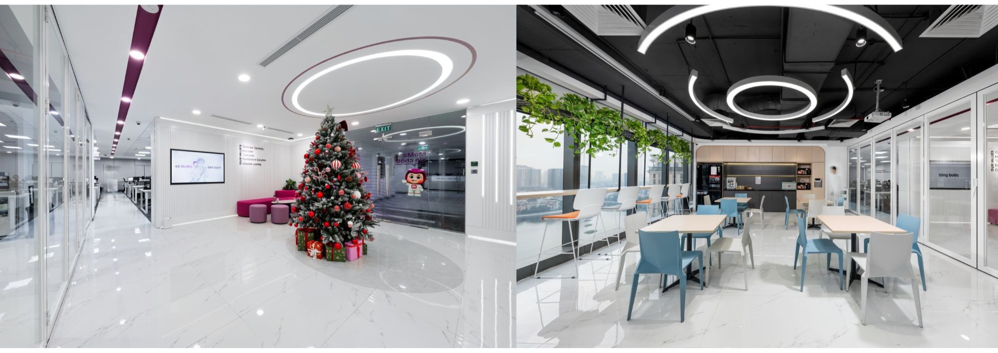 Cận cảnh văn phòng MoMo mới tại Hà Nội với thiết kế hiện đại và công nghệ tiên tiến - Ảnh 2. Cận cảnh văn phòng MoMo mới tại Hà Nội với thiết kế hiện đại và công nghệ tiên tiến - Ảnh 2.