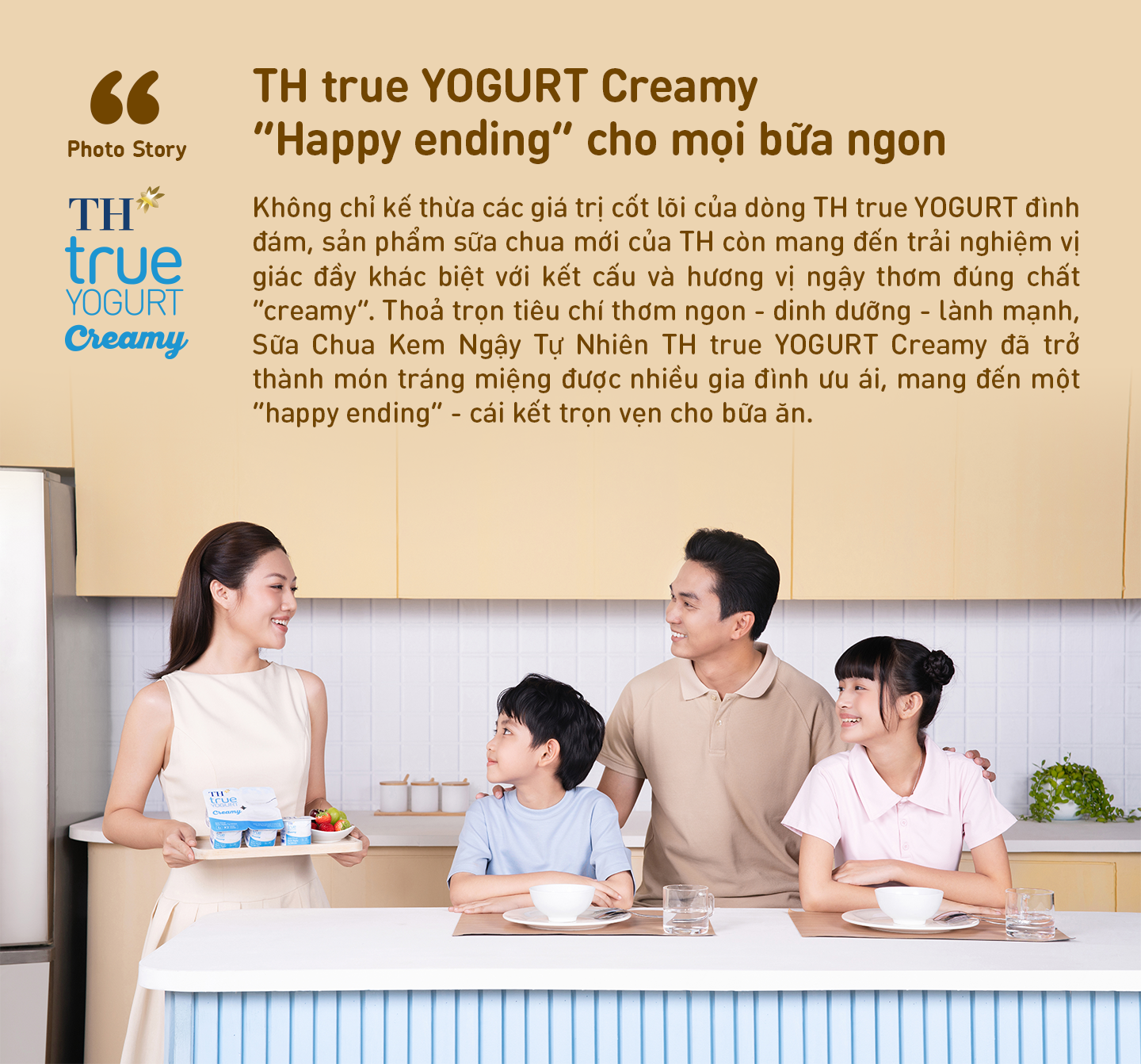 TH true YOGURT Creamy – Món tráng miệng không thể thiếu cho bữa ngon trọn vẹn - Ảnh 1.