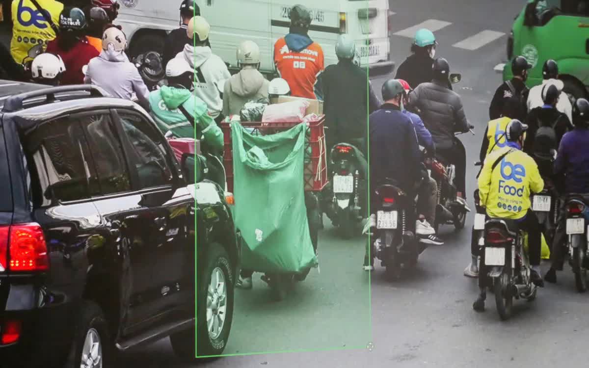 Hà Nội xử lý shipper che biển số để né camera AI , đảm bảo an toàn giao thông - Ảnh 1.