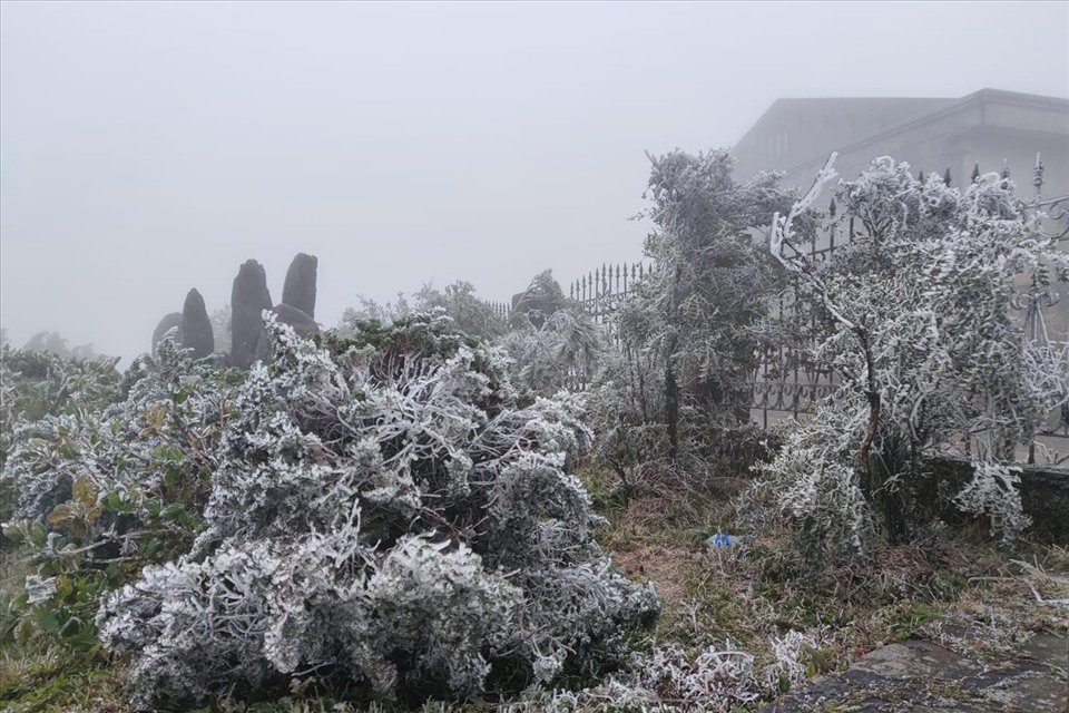 Ngoài Fansipan, đây là nơi lạnh không kém ở miền Bắc hôm nay: Cũng là núi, nhiều năm có băng giá, tuyết - Ảnh 11.