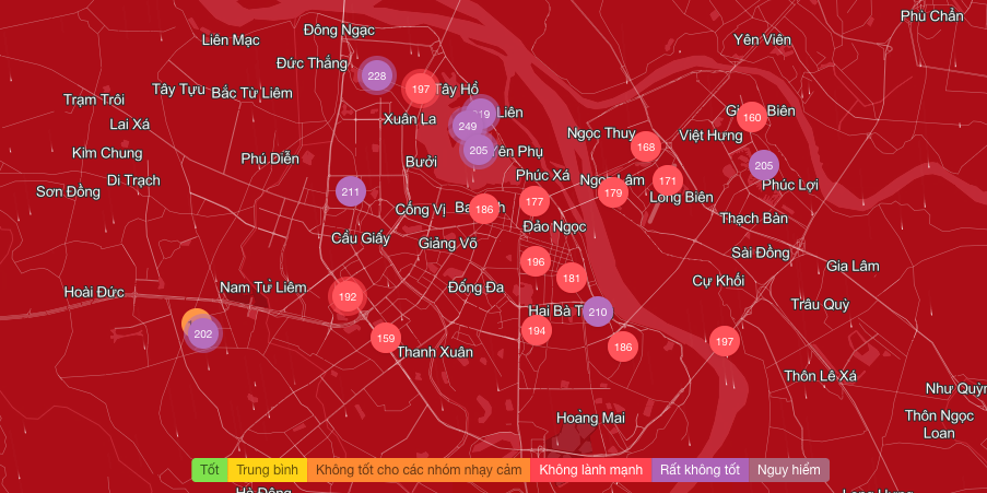 Ô nhiễm không khí Hà Nội tăng cao , thành phố đứng thứ 6 thế giới về ô nhiễm - Ảnh 2. Ô nhiễm không khí Hà Nội tăng cao , thành phố đứng thứ 6 thế giới về ô nhiễm - Ảnh 2.
