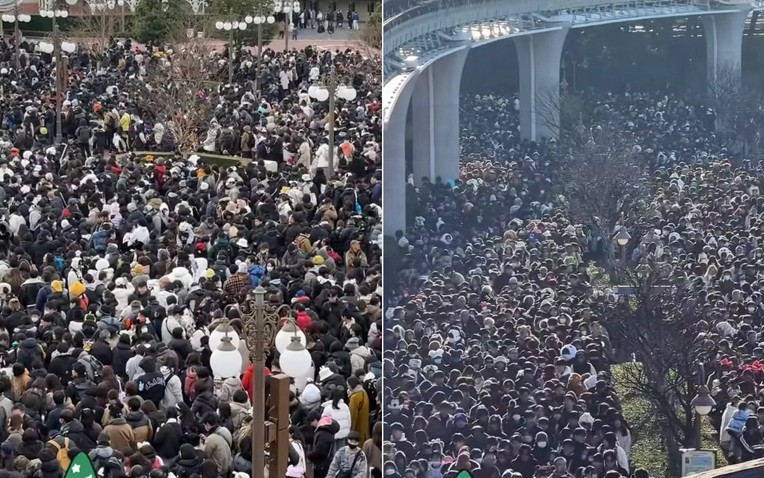 Tokyo Disneyland đông đúc ngày cuối năm 2025: Biển người và trải nghiệm kỳ diệu - Ảnh 1.