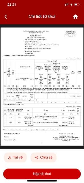 Lưu ý quan trọng: Hộ kinh doanh cho thuê bất động sản kê khai thuế trên eTax Mobile theo 5 bước sau - Ảnh 10.