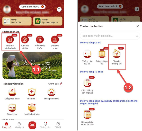 Đăng ký tạm trú dễ dàng qua ứng dụng VNeID từ 15 / 12 , tránh phạt tới 1 triệu đồng - Ảnh 2. Đăng ký tạm trú dễ dàng qua ứng dụng VNeID từ 15 / 12 , tránh phạt tới 1 triệu đồng - Ảnh 2.