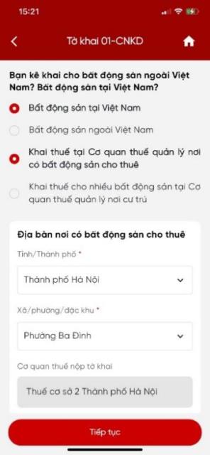 Lưu ý quan trọng: Hộ kinh doanh cho thuê bất động sản kê khai thuế trên eTax Mobile theo 5 bước sau - Ảnh 5.