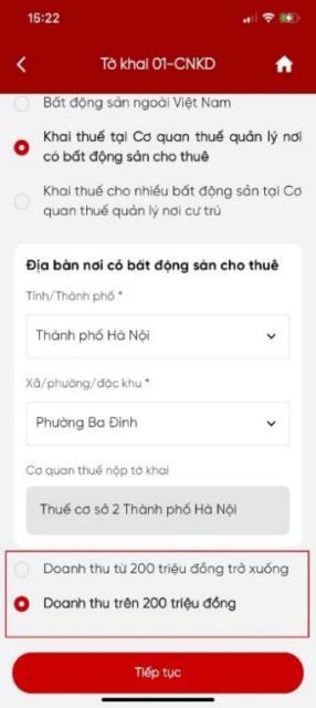 Lưu ý quan trọng: Hộ kinh doanh cho thuê bất động sản kê khai thuế trên eTax Mobile theo 5 bước sau - Ảnh 6.