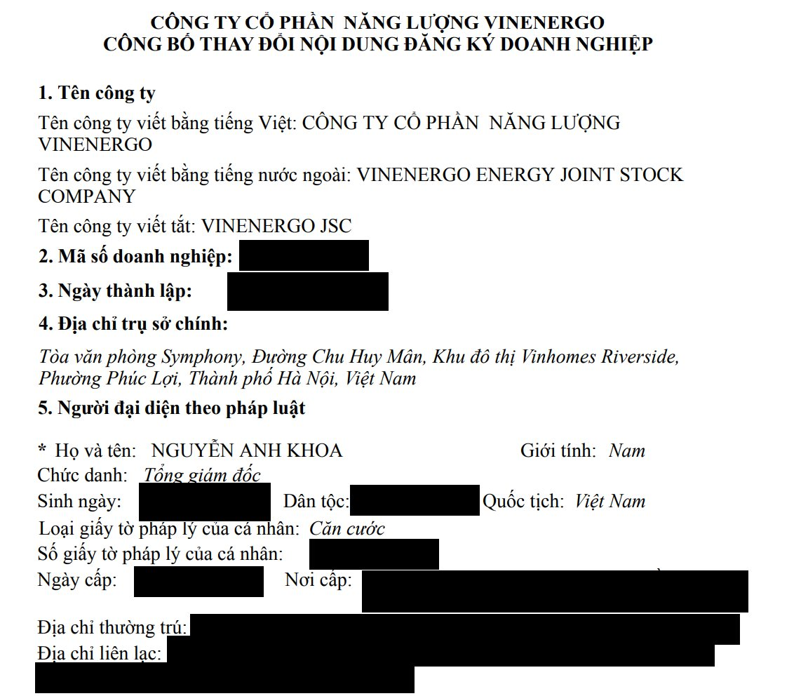 VinEnergo của Phạm Nhật Vượng có lãnh đạo mới , tham gia ngành điện tái tạo - Ảnh 2. VinEnergo của Phạm Nhật Vượng có lãnh đạo mới , tham gia ngành điện tái tạo - Ảnh 2.