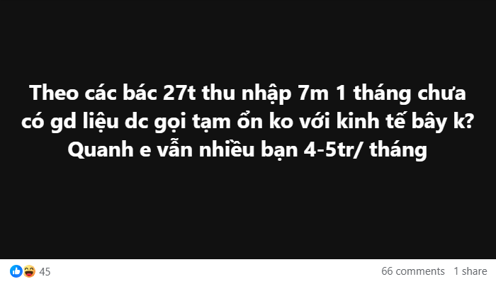 Lương 7 triệu giờ có đủ sống tốt trong tương lai không? - Ảnh 1. Lương 7 triệu giờ có đủ sống tốt trong tương lai không? - Ảnh 1.