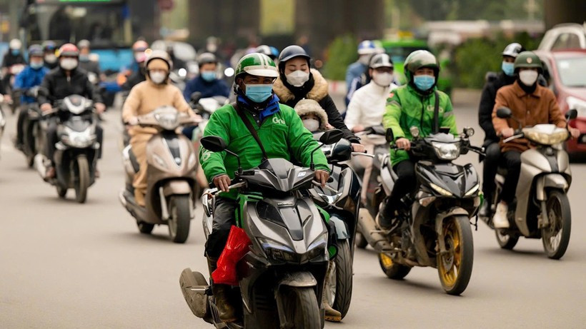 Đề xuất cấm xe công nghệ chạy xăng tại Hà Nội từ 2026 Để bảo vệ môi trường - Ảnh 1.