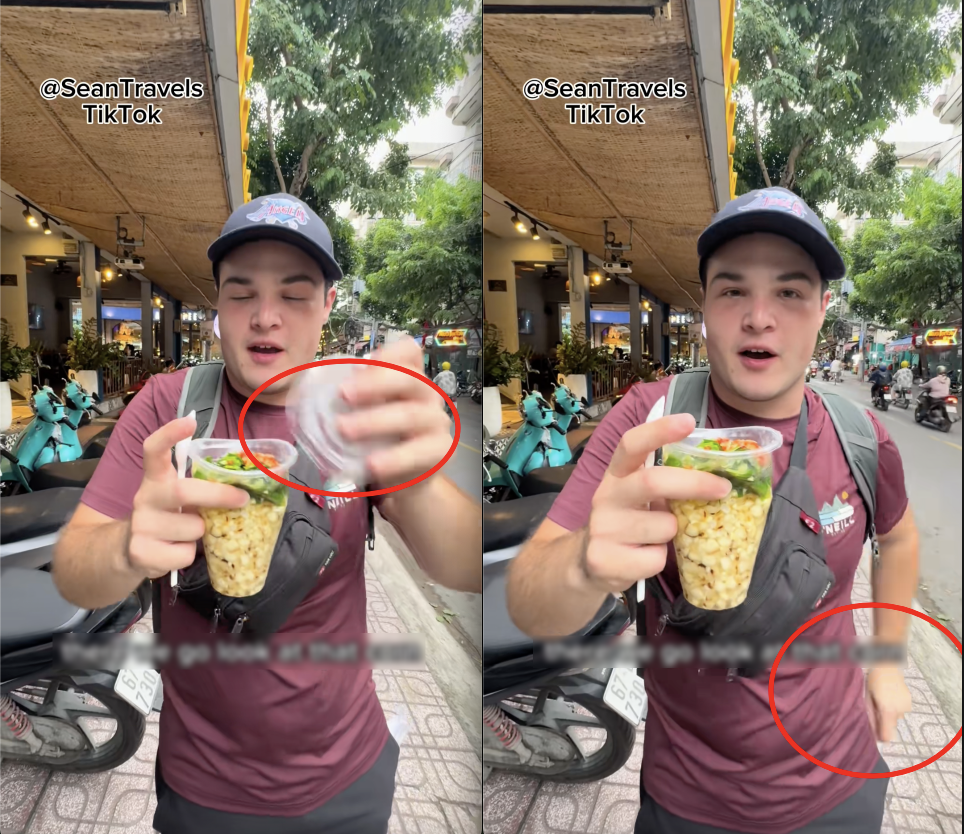 Hành động giữ gìn vệ sinh của khách Tây khi mua bắp nướng mỡ hành khiến người Việt ngưỡng mộ - Ảnh 3. Hành động giữ gìn vệ sinh của khách Tây khi mua bắp nướng mỡ hành khiến người Việt ngưỡng mộ - Ảnh 3.