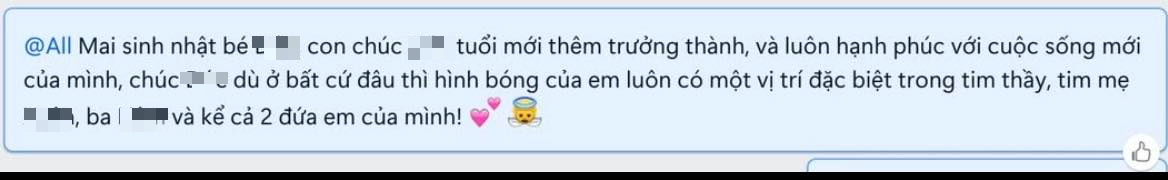 Nhắn tin chúc sinh nhật học trò mất: BÃO phẫn nộ xã hội từ lời chúc thiếu cảm xúc - Ảnh 1. Nhắn tin chúc sinh nhật học trò mất: BÃO phẫn nộ xã hội từ lời chúc thiếu cảm xúc - Ảnh 1.