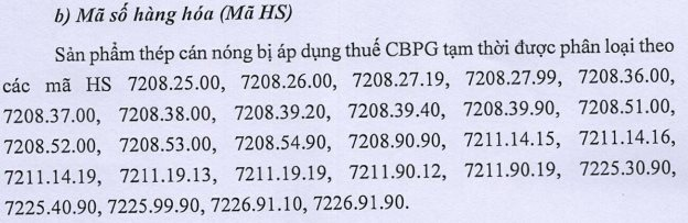 Nóng: Bộ Công Thương áp dụng thuế chống bán phá giá tạm thời đối với một số sản phẩm thép HRC có xuất xứ Trung Quốc- Ảnh 2.