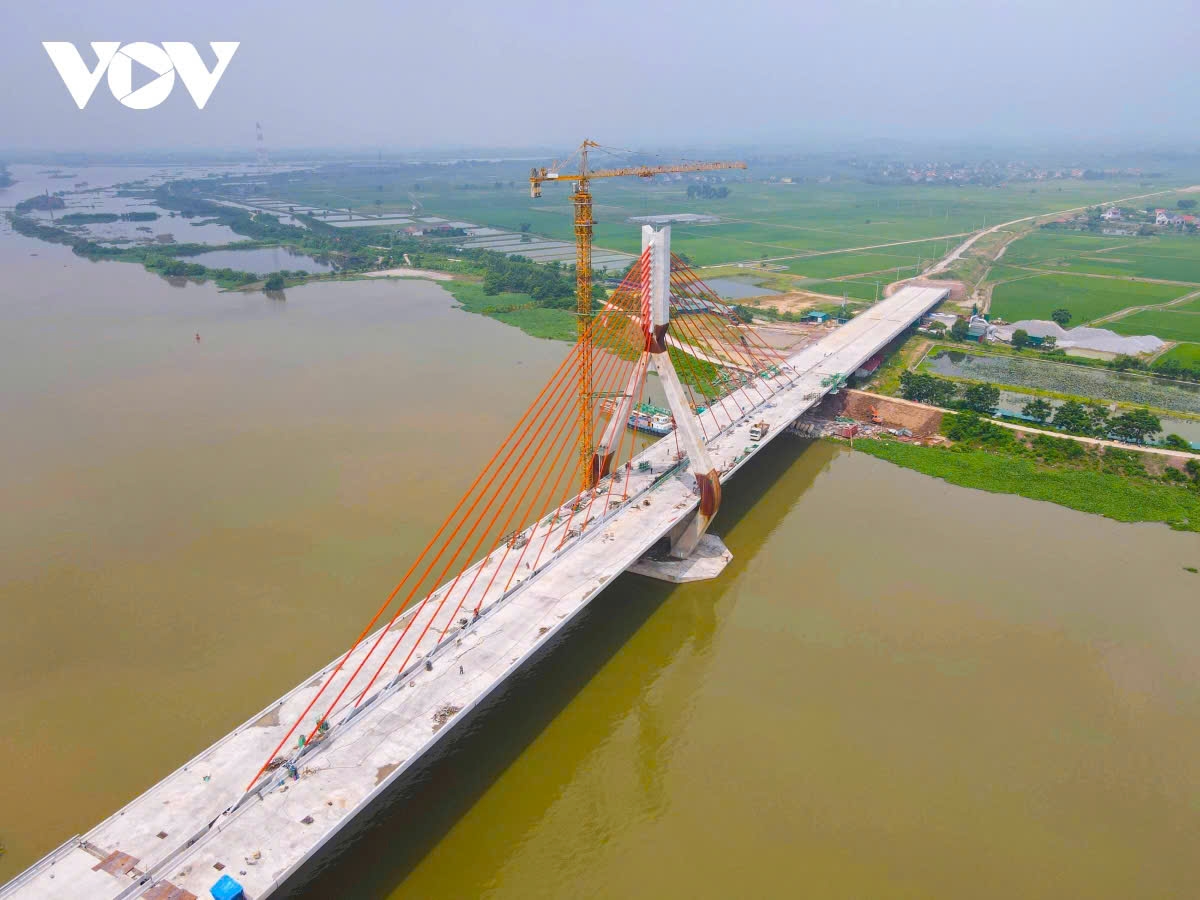 Tiến độ cầu Đồng Việt gần 1.500 tỷ nối Bắc Giang - Hải Dương giờ ra sao?- Ảnh 1.