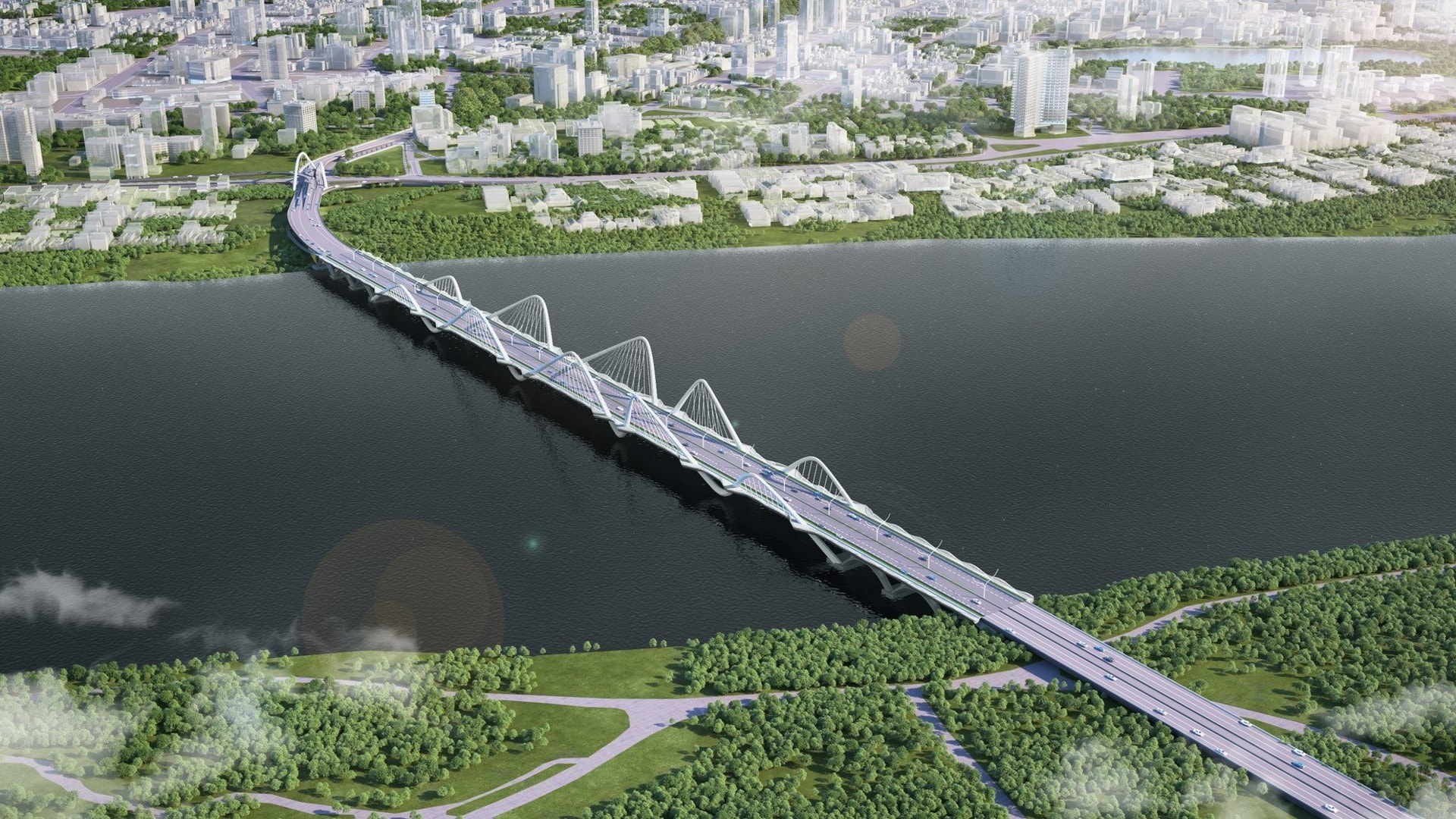 Chính thức: Hà Nội 'chốt' xây 3 cầu qua sông Hồng trị giá gần 48.000 tỷ đồng, thời gian thực hiện dự án từ năm 2025- Ảnh 1.