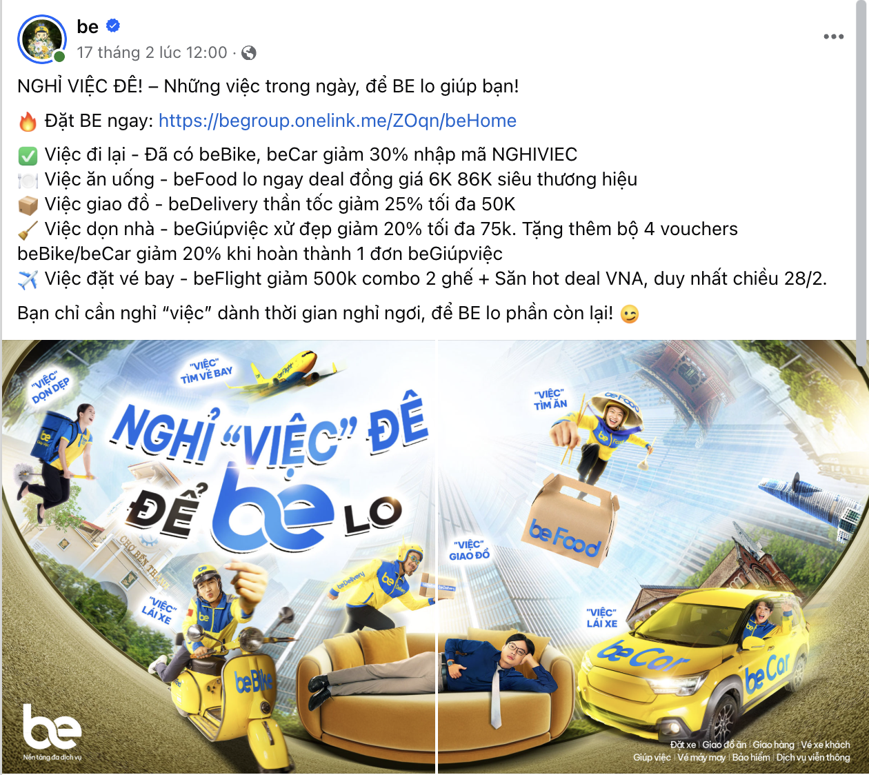 beBike gây tranh cãi khi tung code NGHIVIEC giảm ngay 30%: Giữa bão sa thải làm vậy liệu có vui?- Ảnh 3. beBike gây tranh cãi khi tung code NGHIVIEC giảm ngay 30%: Giữa bão sa thải làm vậy liệu có vui?- Ảnh 3.