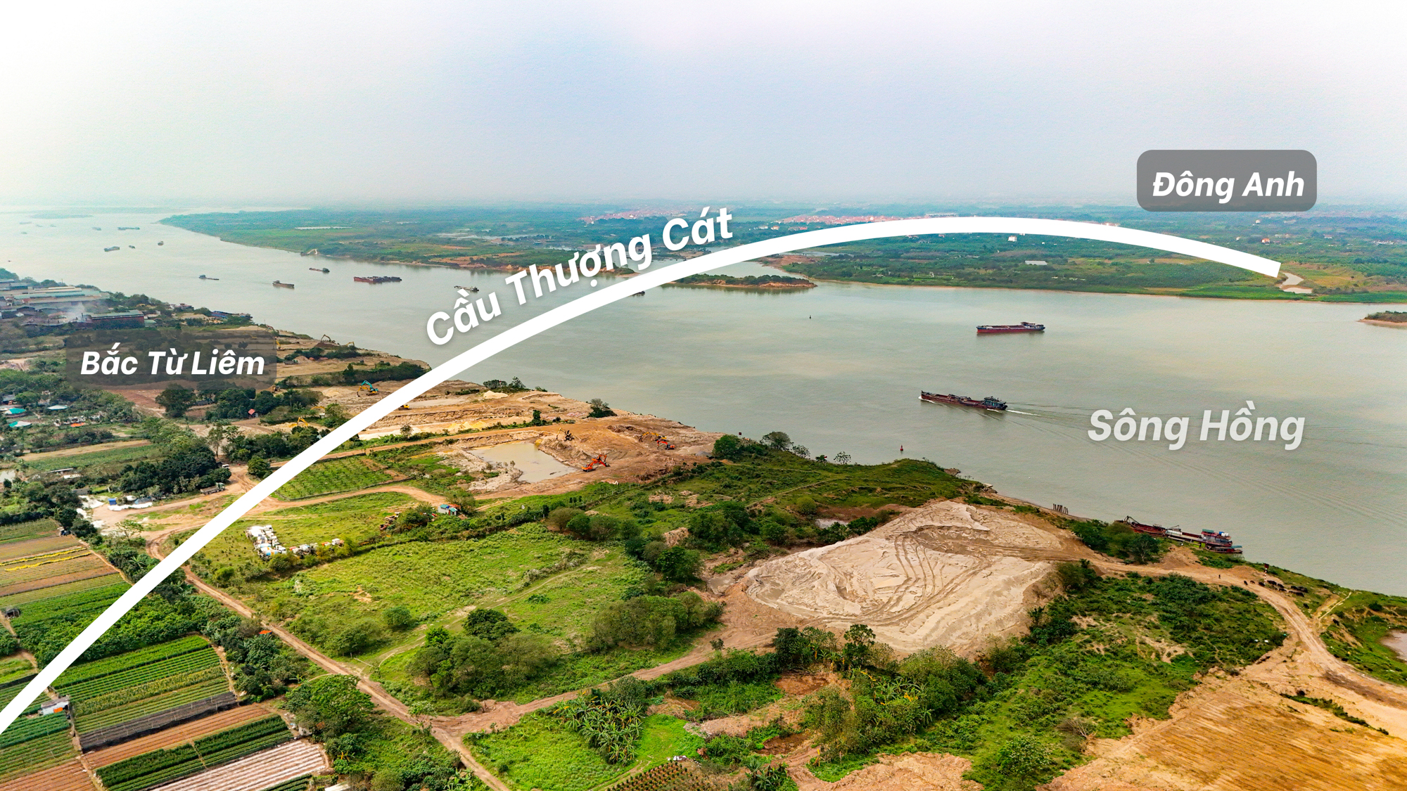 Khu vực cứ hơn 2km sẽ có một cây cầu cầu vượt sông, biến Đông Anh và Long Biên thành trung tâm kinh tế mới- Ảnh 3.