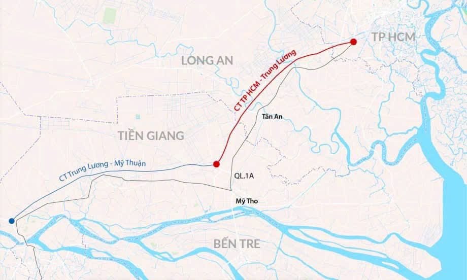 “Chốt” phương án mở rộng cao tốc Tp.HCM - Trung Lương - Mỹ Thuận gần 40.000 tỷ đồng, người dân khu Tây “rộng cửa” vào trung tâm Tp.HCM- Ảnh 1.