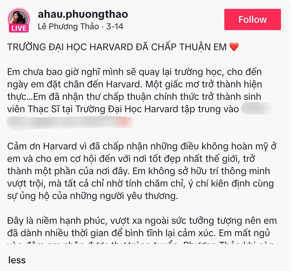 Từ chuyện 1 Á hậu khoe vào Harvard: Sự phóng đại như khoản vay ngắn hạn, được chú ý ngay lập tức rồi trả giá đắt- Ảnh 3.