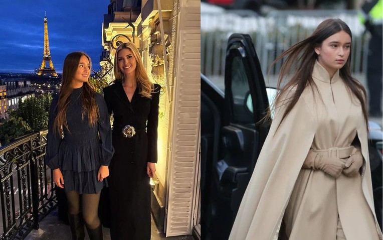 "Tiểu công chúa Nhà Trắng" gây choáng với chiều cao nổi bật bên mẹ Ivanka Trump, nhan sắc tuổi 13 ngày càng thăng hạng- Ảnh 1.