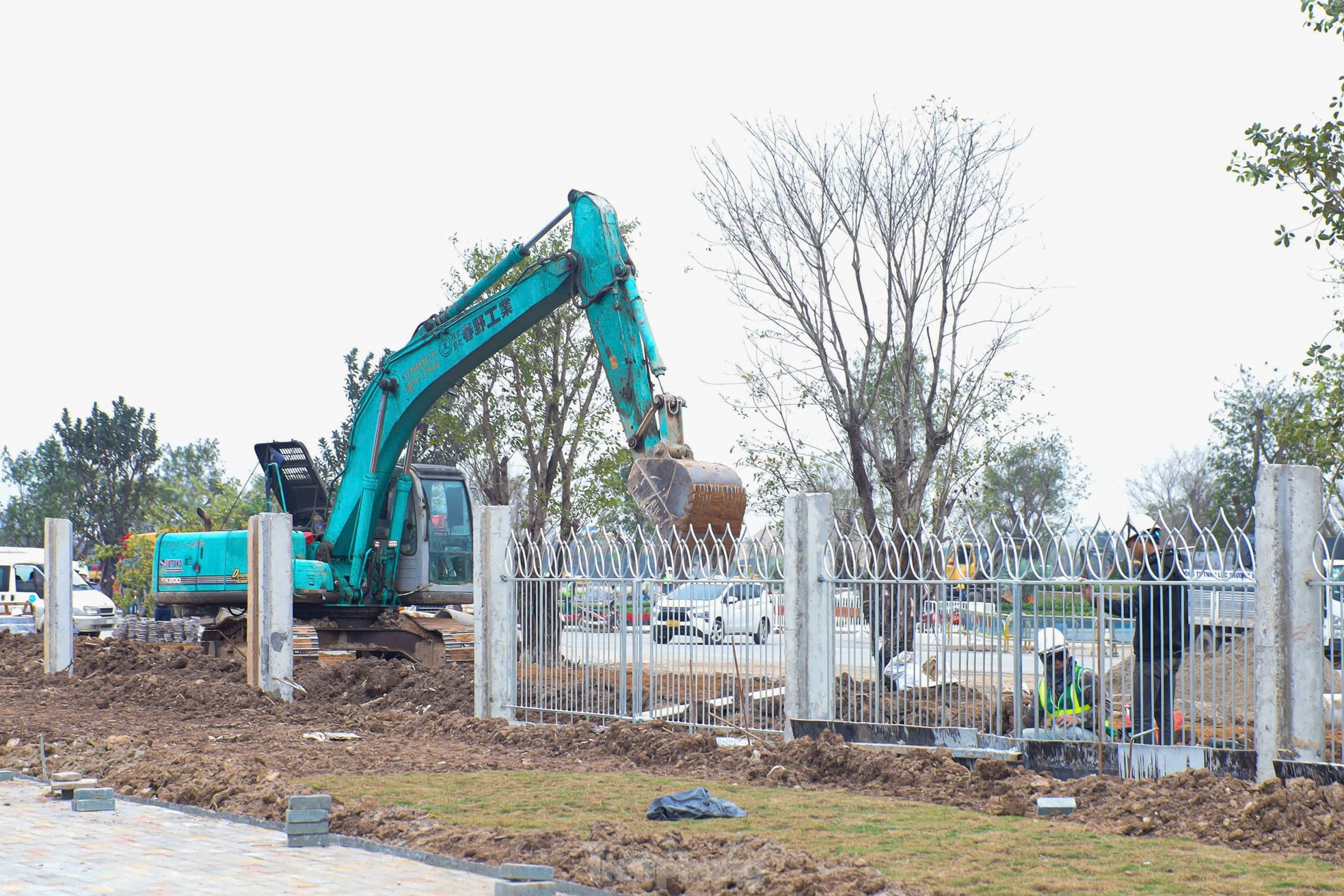 Trung tâm hội chợ Triển lãm Quốc gia hơn 7.000 tỷ đồng dần lộ hình hài- Ảnh 11.