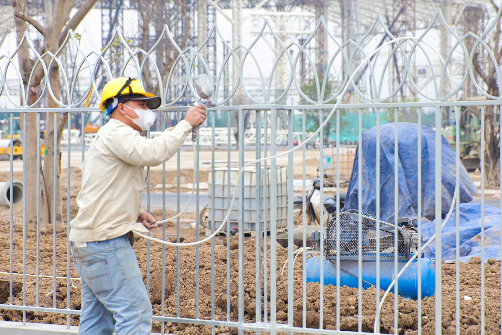 Trung tâm hội chợ Triển lãm Quốc gia hơn 7.000 tỷ đồng dần lộ hình hài- Ảnh 15.