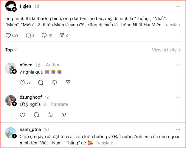 Kể về ông nội bằng 3 dòng chữ, cô gái khiến hàng nghìn người xúc động: Đọc bình luận mới thấy "gen yêu nước" thực sự có trong mọi nhà!- Ảnh 2.